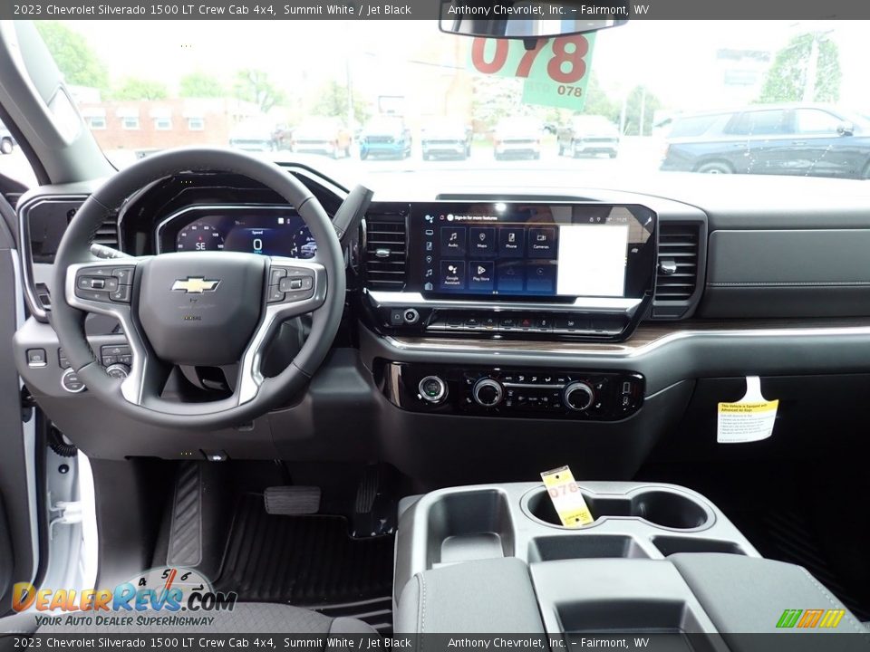 2023 Chevrolet Silverado 1500 LT Crew Cab 4x4 Summit White / Jet Black Photo #13