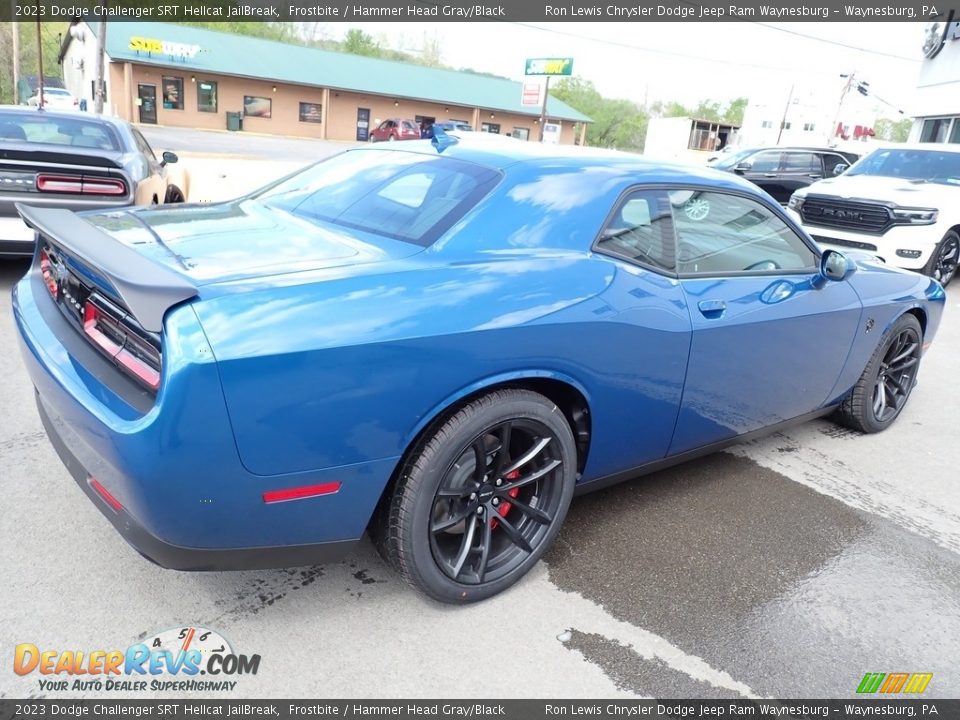 2023 Dodge Challenger SRT Hellcat JailBreak Frostbite / Hammer Head Gray/Black Photo #6