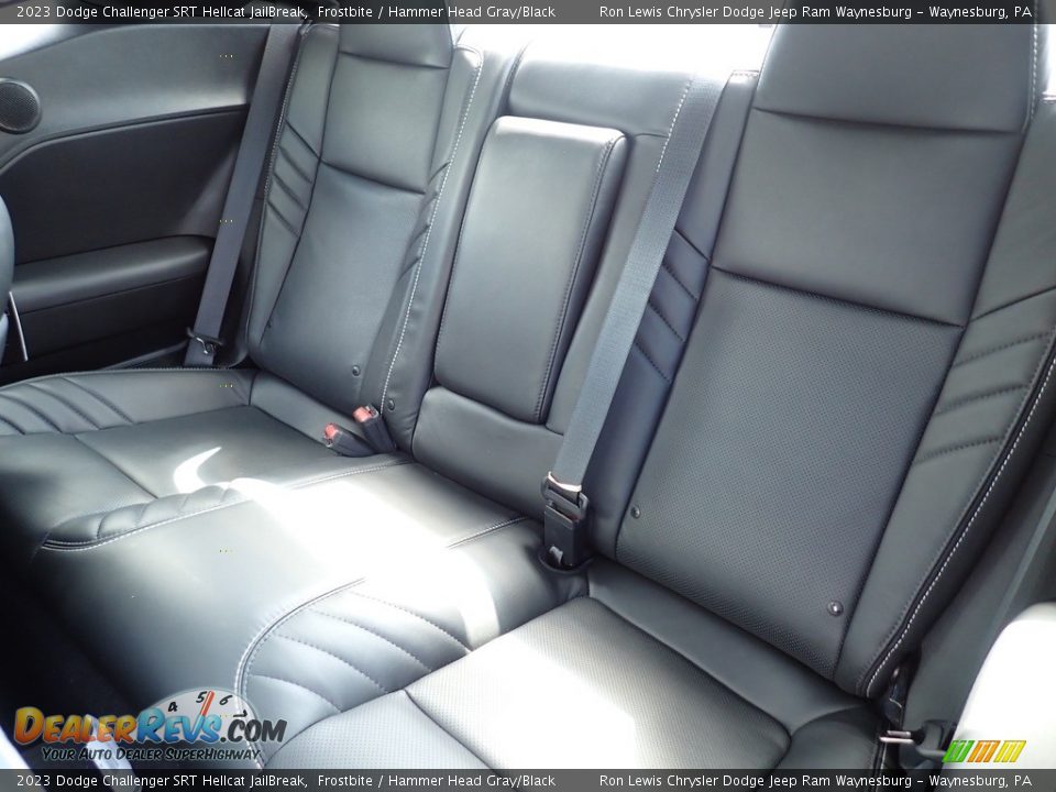 Rear Seat of 2023 Dodge Challenger SRT Hellcat JailBreak Photo #12