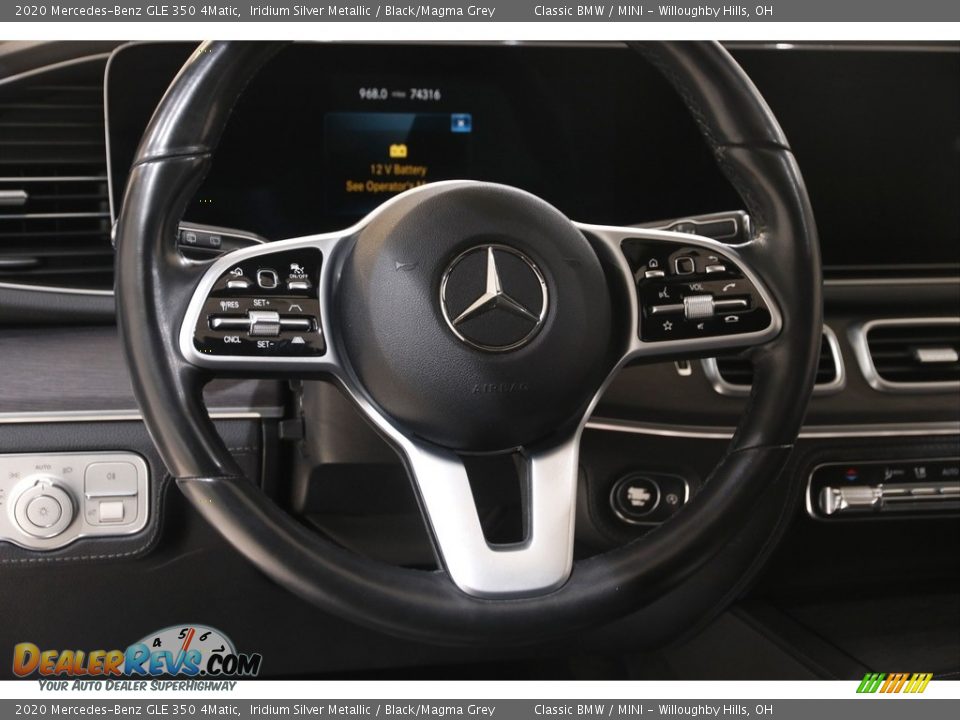 2020 Mercedes-Benz GLE 350 4Matic Iridium Silver Metallic / Black/Magma Grey Photo #7