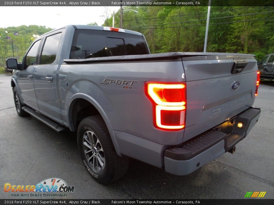 2019 Ford F150 XLT SuperCrew 4x4 Abyss Gray / Black Photo #5