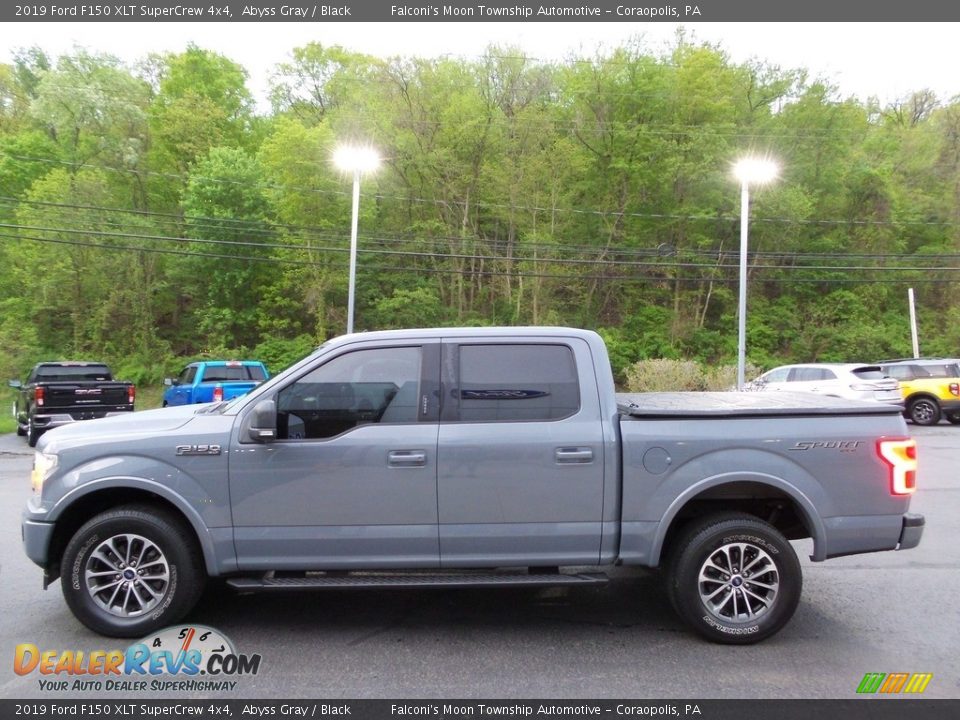 2019 Ford F150 XLT SuperCrew 4x4 Abyss Gray / Black Photo #6