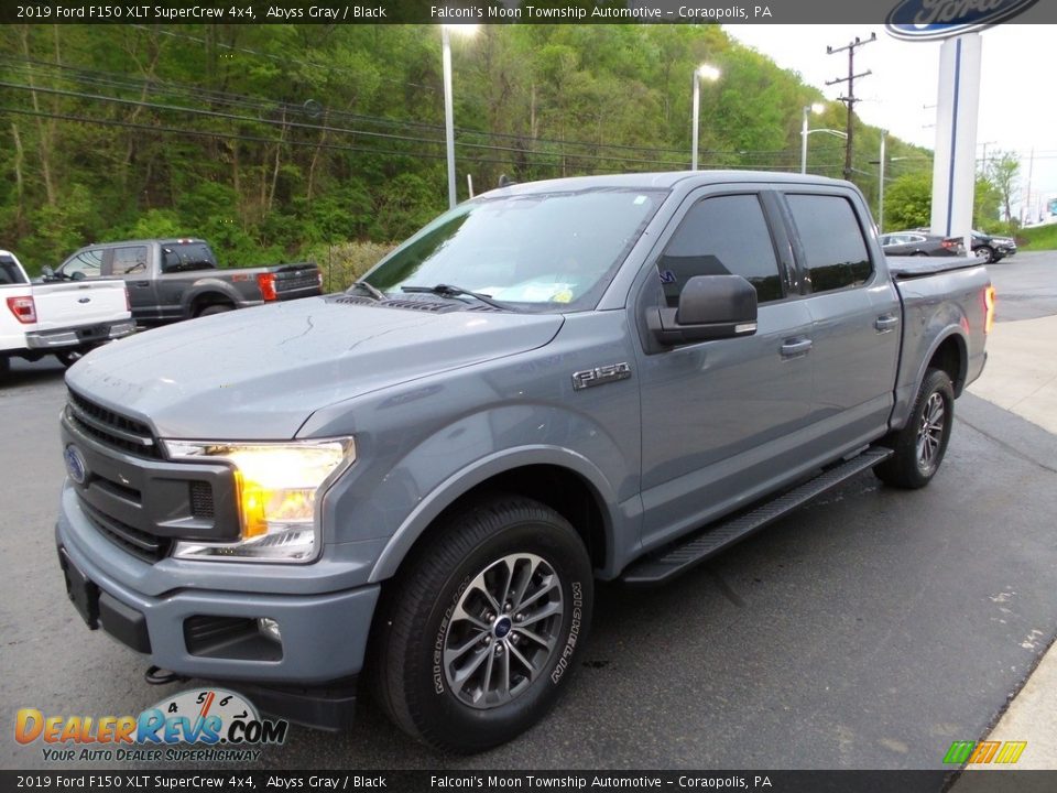 2019 Ford F150 XLT SuperCrew 4x4 Abyss Gray / Black Photo #7