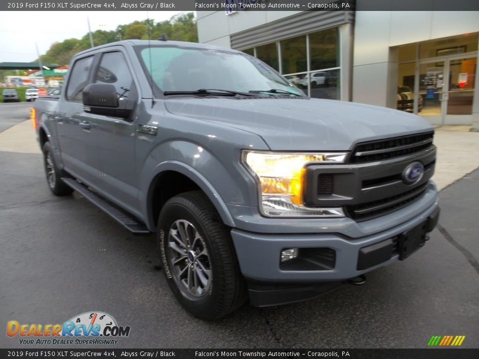 2019 Ford F150 XLT SuperCrew 4x4 Abyss Gray / Black Photo #9