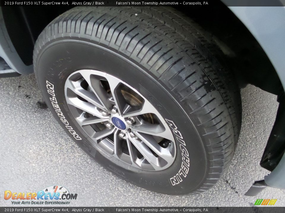 2019 Ford F150 XLT SuperCrew 4x4 Abyss Gray / Black Photo #10