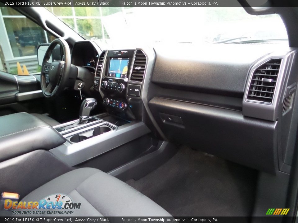 2019 Ford F150 XLT SuperCrew 4x4 Abyss Gray / Black Photo #12