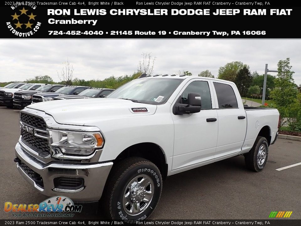 2023 Ram 2500 Tradesman Crew Cab 4x4 Bright White / Black Photo #1