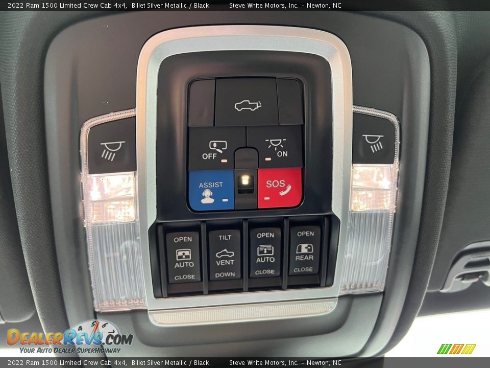 2022 Ram 1500 Limited Crew Cab 4x4 Billet Silver Metallic / Black Photo #36