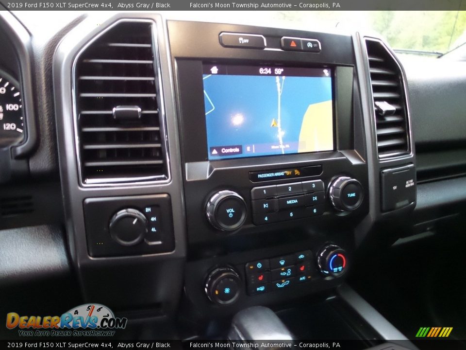 2019 Ford F150 XLT SuperCrew 4x4 Abyss Gray / Black Photo #26