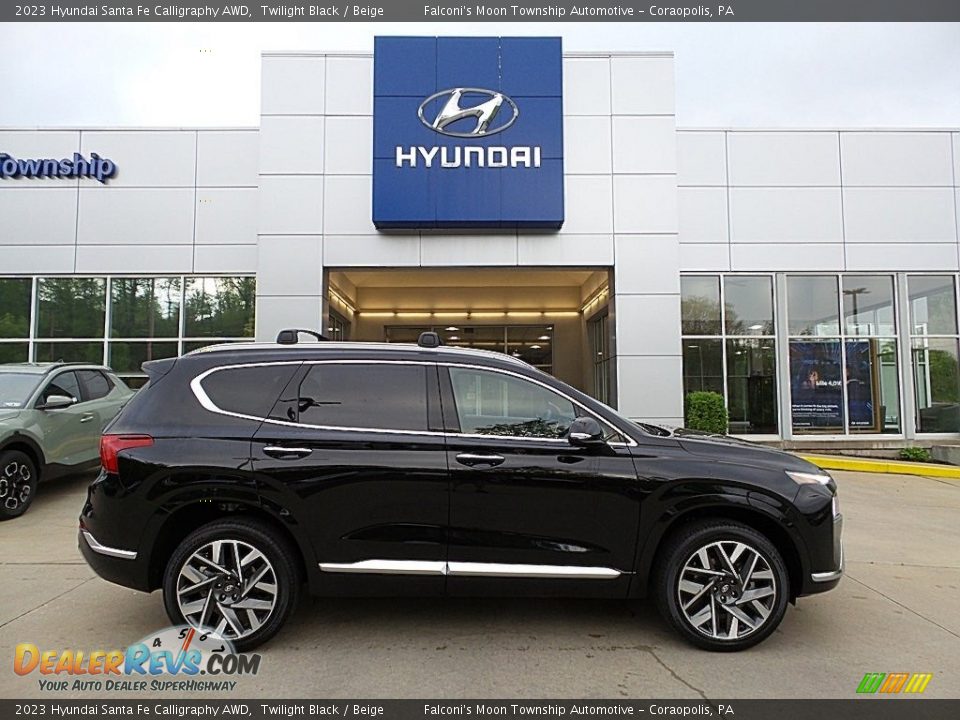 Twilight Black 2023 Hyundai Santa Fe Calligraphy AWD Photo #1