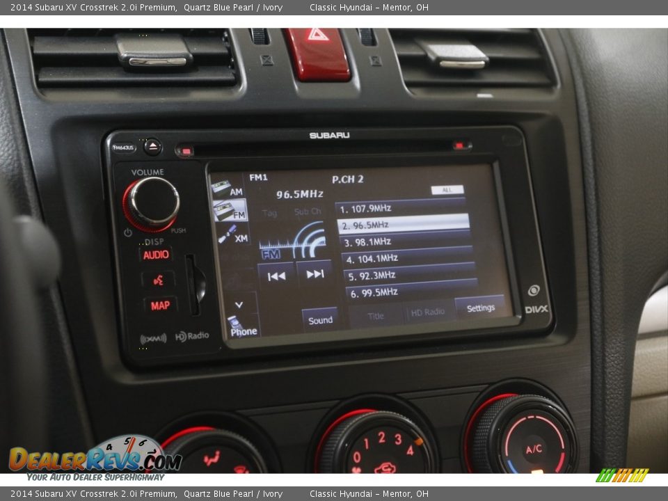 Controls of 2014 Subaru XV Crosstrek 2.0i Premium Photo #11