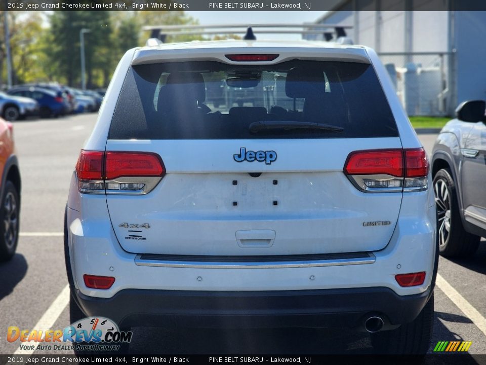 2019 Jeep Grand Cherokee Limited 4x4 Bright White / Black Photo #4