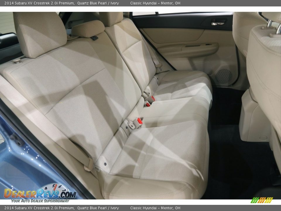 Rear Seat of 2014 Subaru XV Crosstrek 2.0i Premium Photo #18