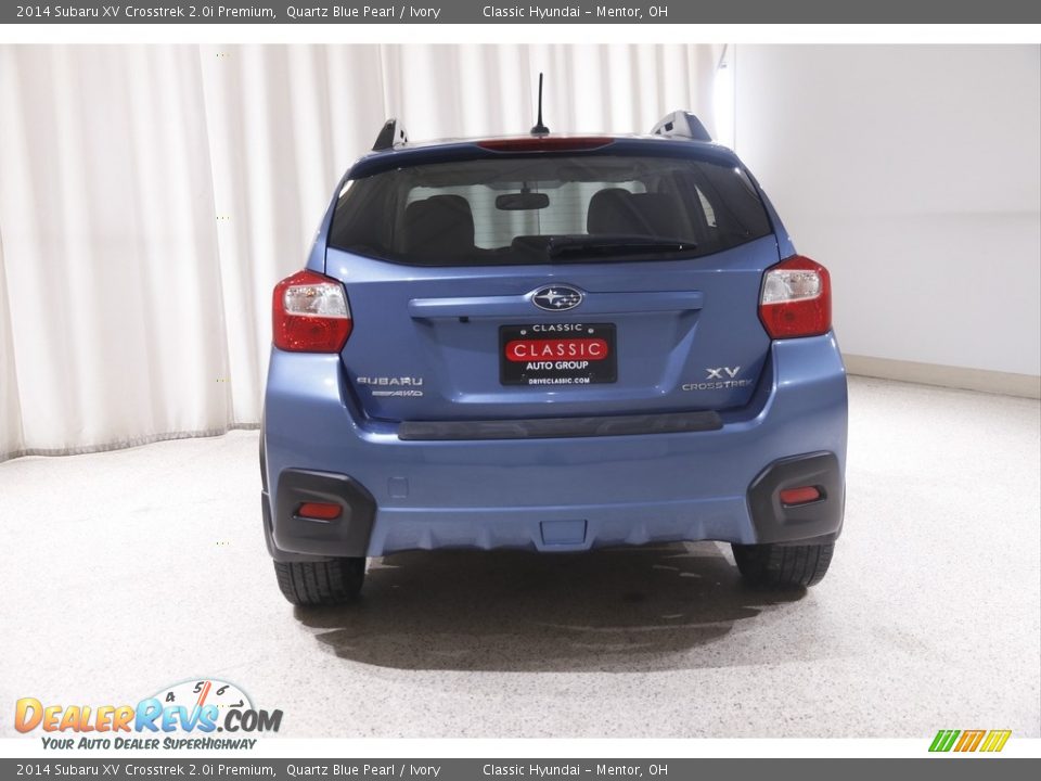 2014 Subaru XV Crosstrek 2.0i Premium Quartz Blue Pearl / Ivory Photo #20