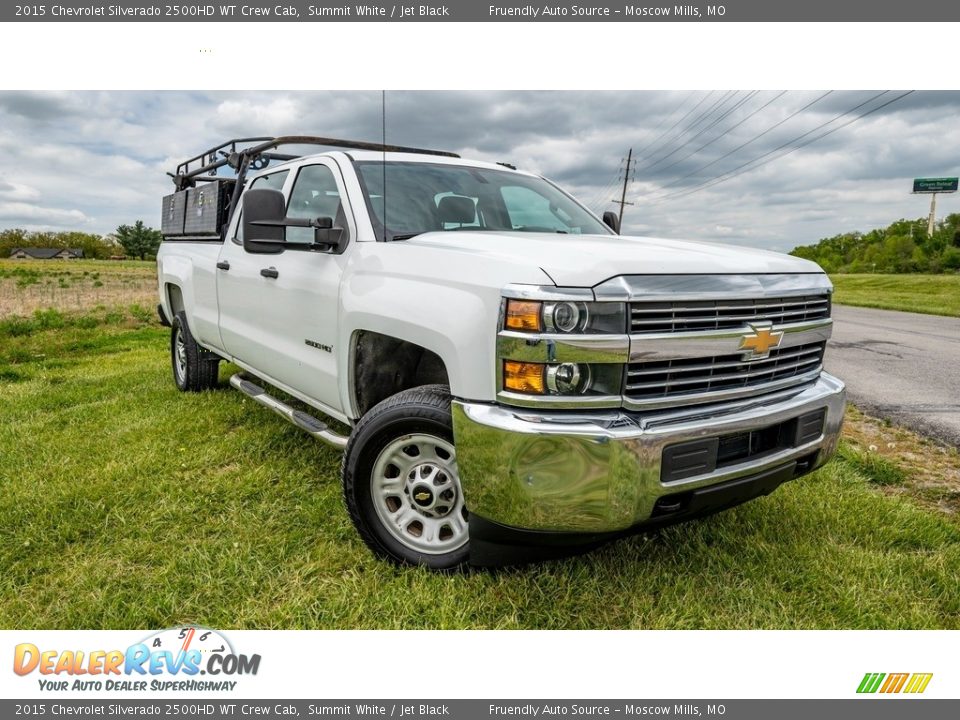 2015 Chevrolet Silverado 2500HD WT Crew Cab Summit White / Jet Black Photo #1