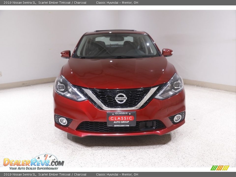 2019 Nissan Sentra SL Scarlet Ember Tintcoat / Charcoal Photo #2