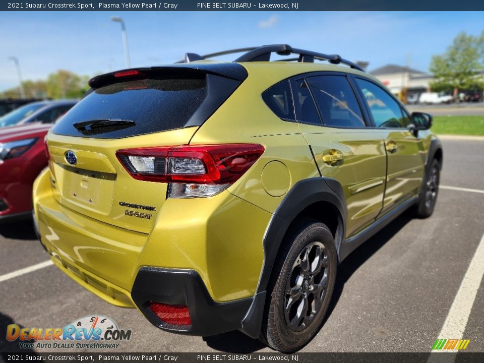 2021 Subaru Crosstrek Sport Plasma Yellow Pearl / Gray Photo #3