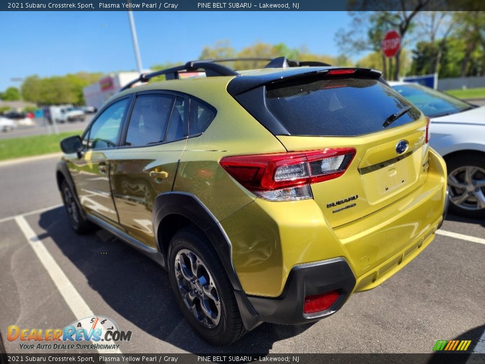 2021 Subaru Crosstrek Sport Plasma Yellow Pearl / Gray Photo #4