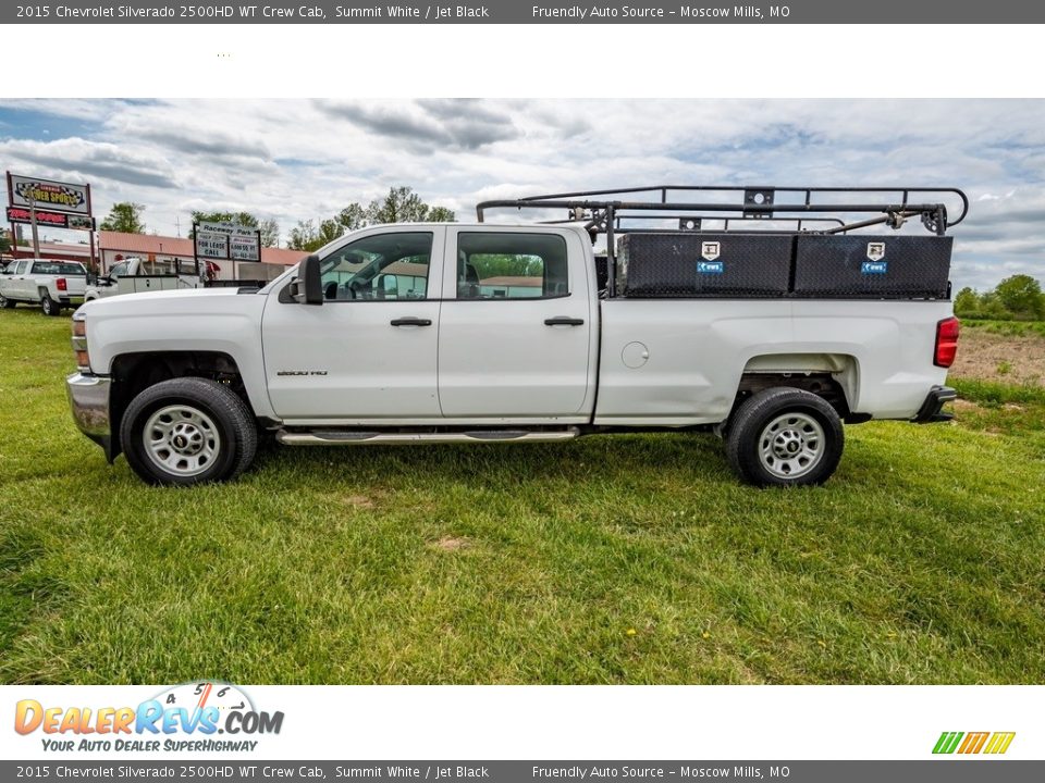 2015 Chevrolet Silverado 2500HD WT Crew Cab Summit White / Jet Black Photo #7