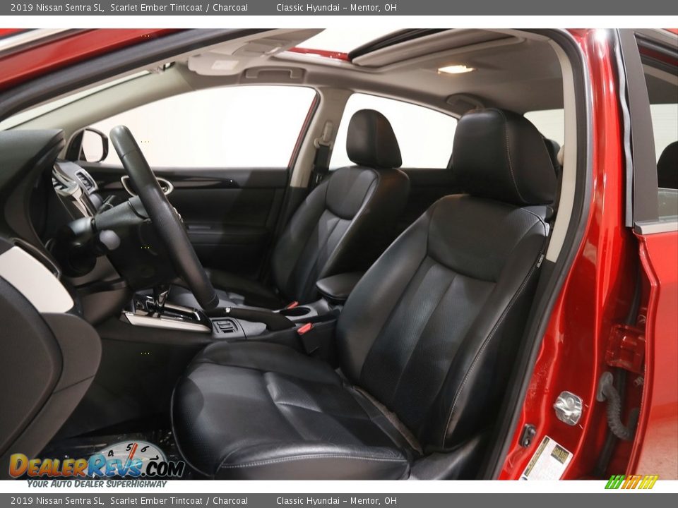 2019 Nissan Sentra SL Scarlet Ember Tintcoat / Charcoal Photo #5