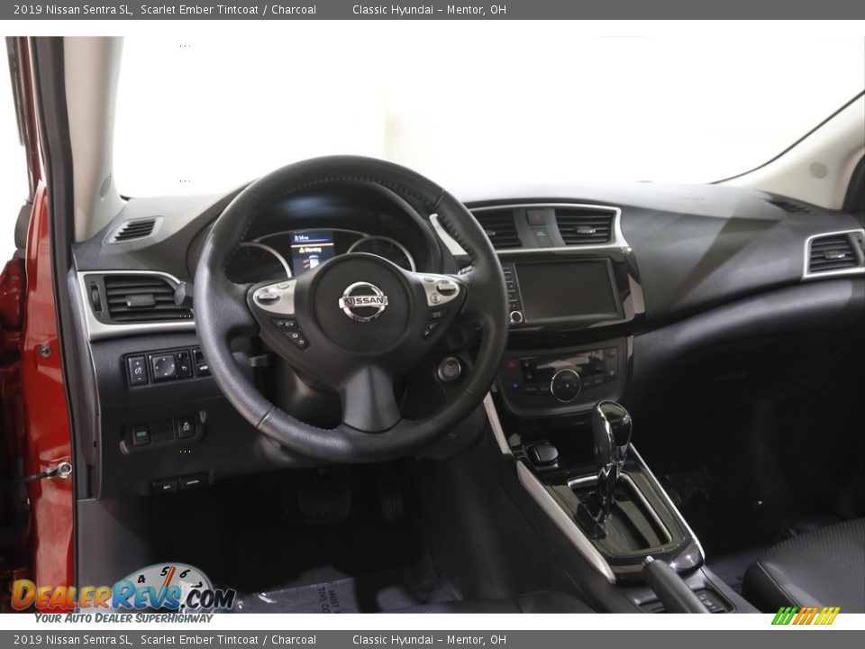 2019 Nissan Sentra SL Scarlet Ember Tintcoat / Charcoal Photo #6