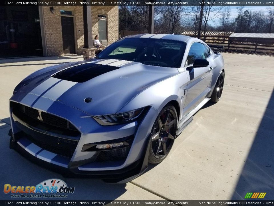 Brittany Blue Metallic 2022 Ford Mustang Shelby GT500 Heritage Edition Photo #1