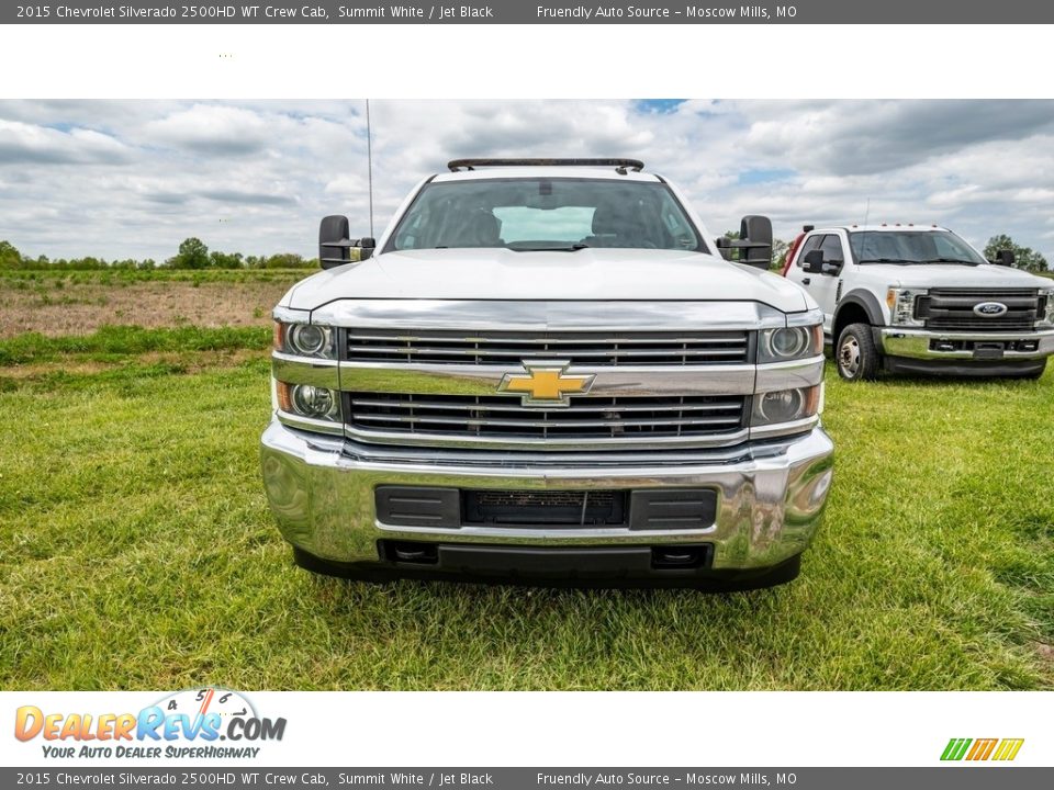 2015 Chevrolet Silverado 2500HD WT Crew Cab Summit White / Jet Black Photo #9