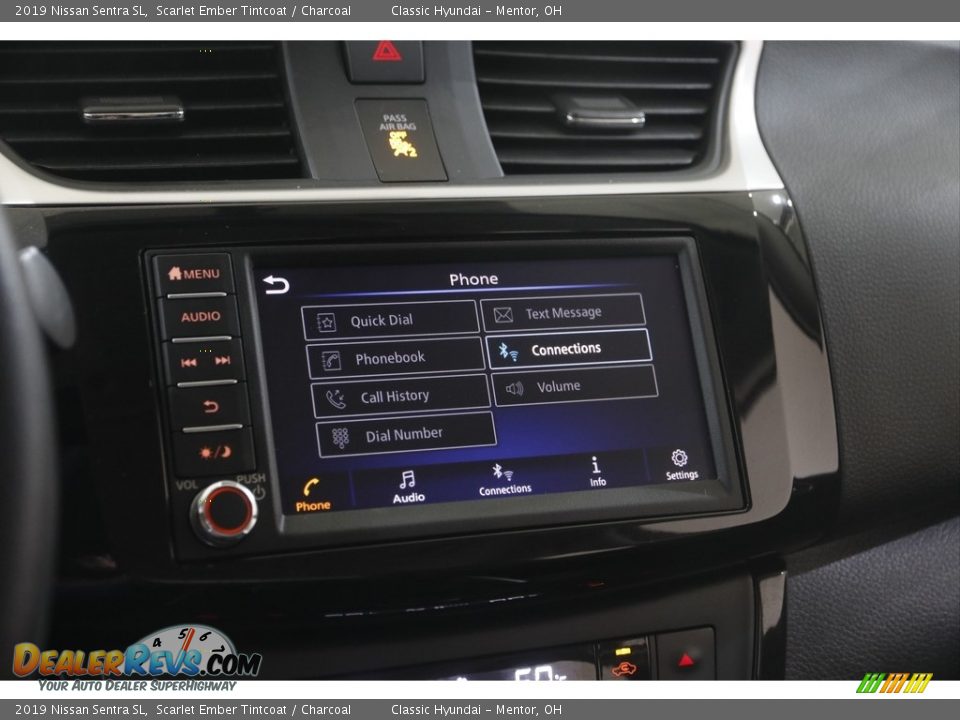 2019 Nissan Sentra SL Scarlet Ember Tintcoat / Charcoal Photo #11