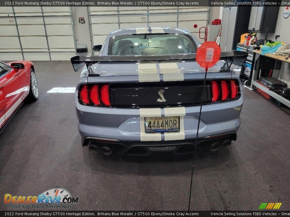 2022 Ford Mustang Shelby GT500 Heritage Edition Brittany Blue Metallic / GT500 Ebony/Smoke Gray Accents Photo #6