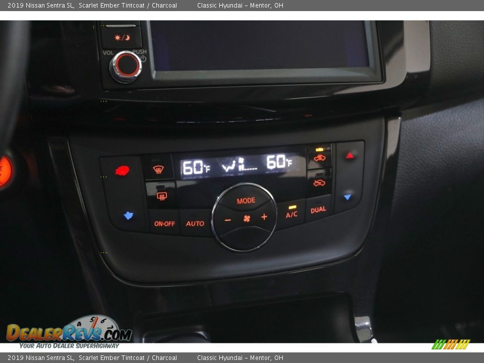 2019 Nissan Sentra SL Scarlet Ember Tintcoat / Charcoal Photo #13