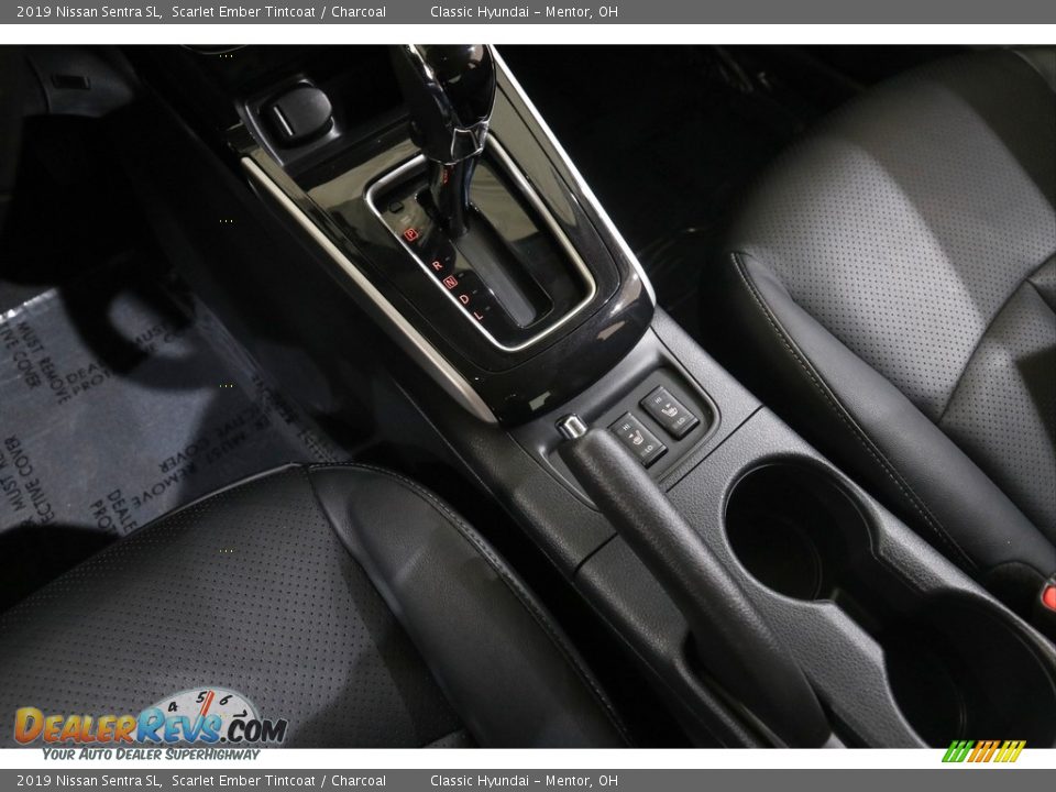2019 Nissan Sentra SL Scarlet Ember Tintcoat / Charcoal Photo #14
