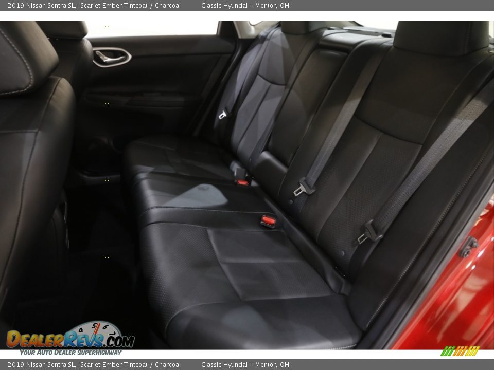 2019 Nissan Sentra SL Scarlet Ember Tintcoat / Charcoal Photo #17