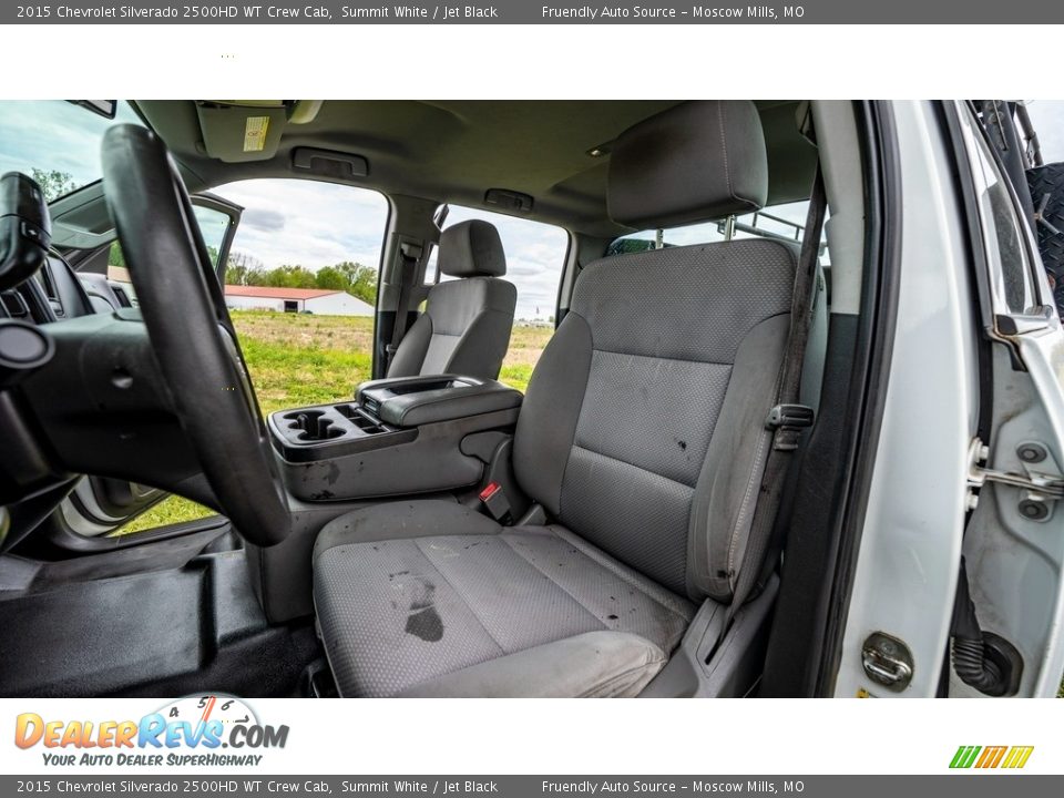 2015 Chevrolet Silverado 2500HD WT Crew Cab Summit White / Jet Black Photo #17