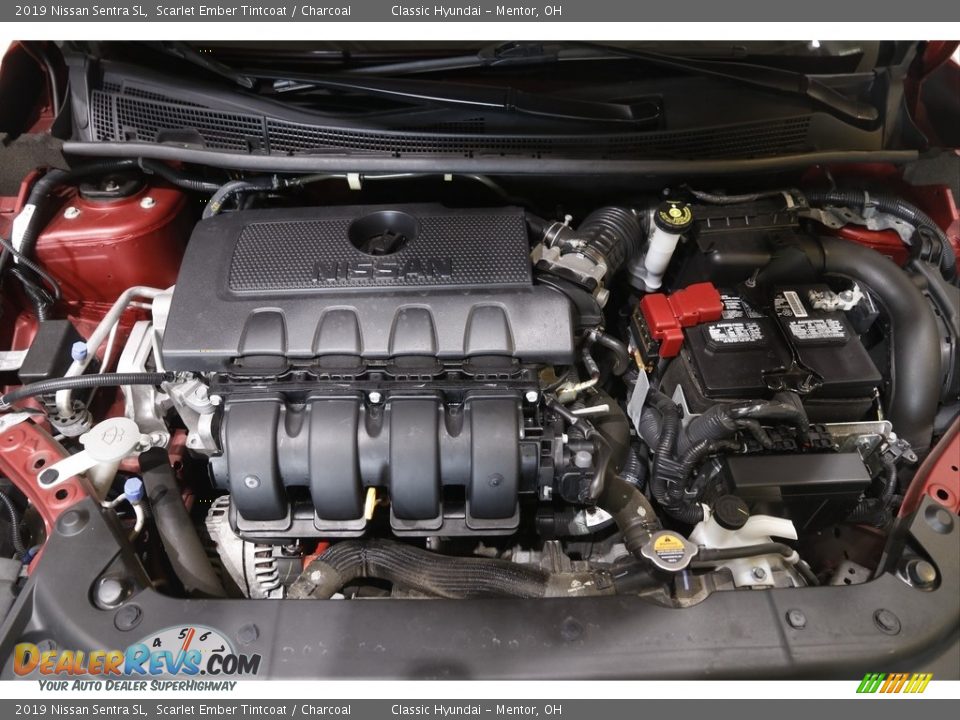 2019 Nissan Sentra SL Scarlet Ember Tintcoat / Charcoal Photo #19