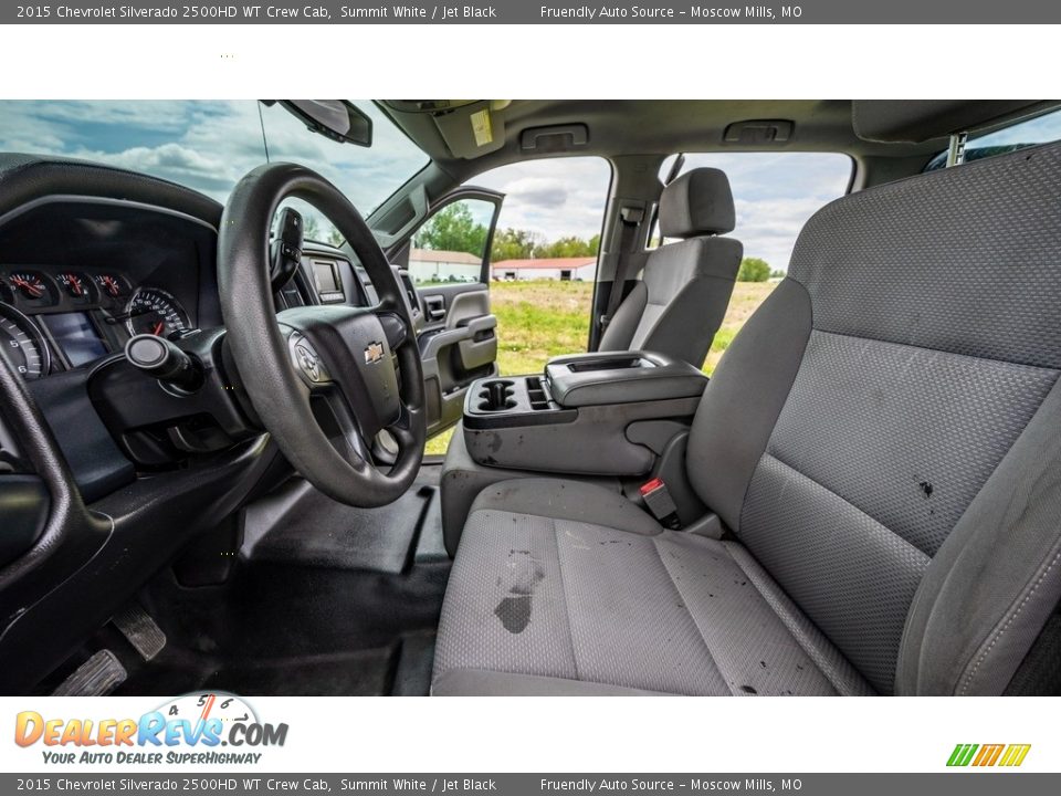 2015 Chevrolet Silverado 2500HD WT Crew Cab Summit White / Jet Black Photo #18