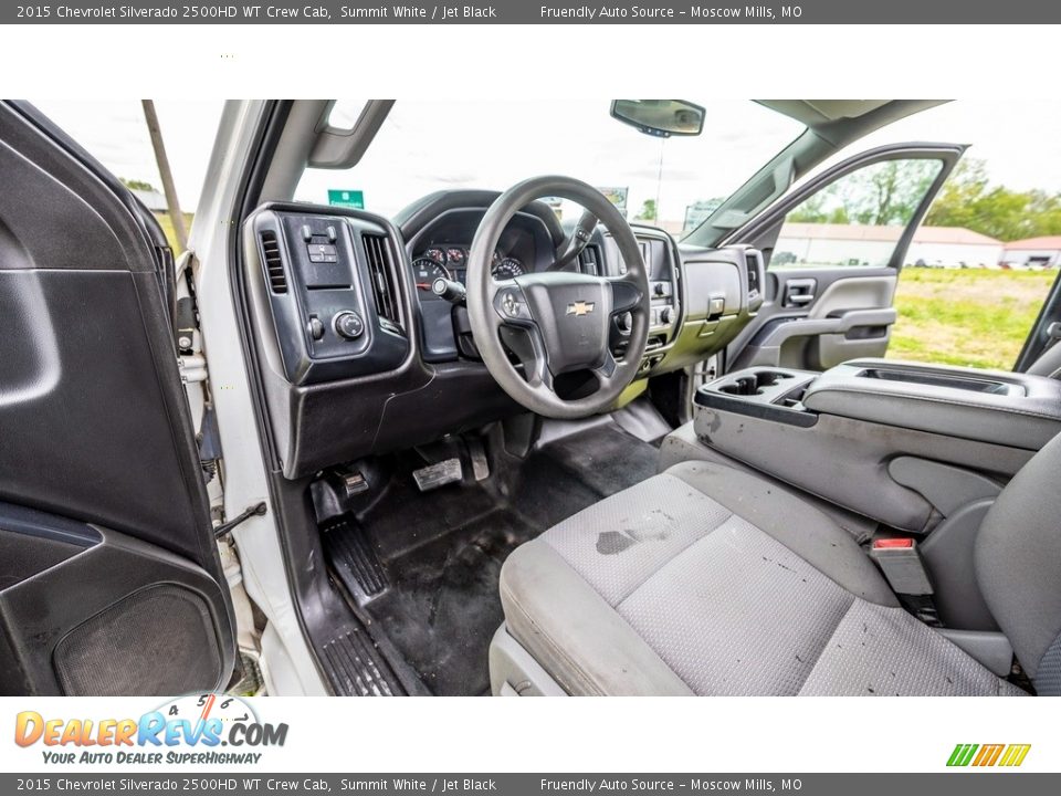 2015 Chevrolet Silverado 2500HD WT Crew Cab Summit White / Jet Black Photo #19