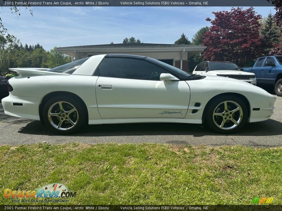 2001 Pontiac Firebird Trans Am Coupe Arctic White / Ebony Photo #2