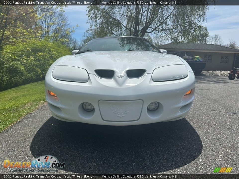 2001 Pontiac Firebird Trans Am Coupe Arctic White / Ebony Photo #3