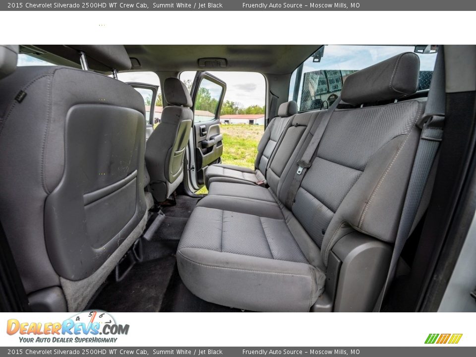 2015 Chevrolet Silverado 2500HD WT Crew Cab Summit White / Jet Black Photo #20