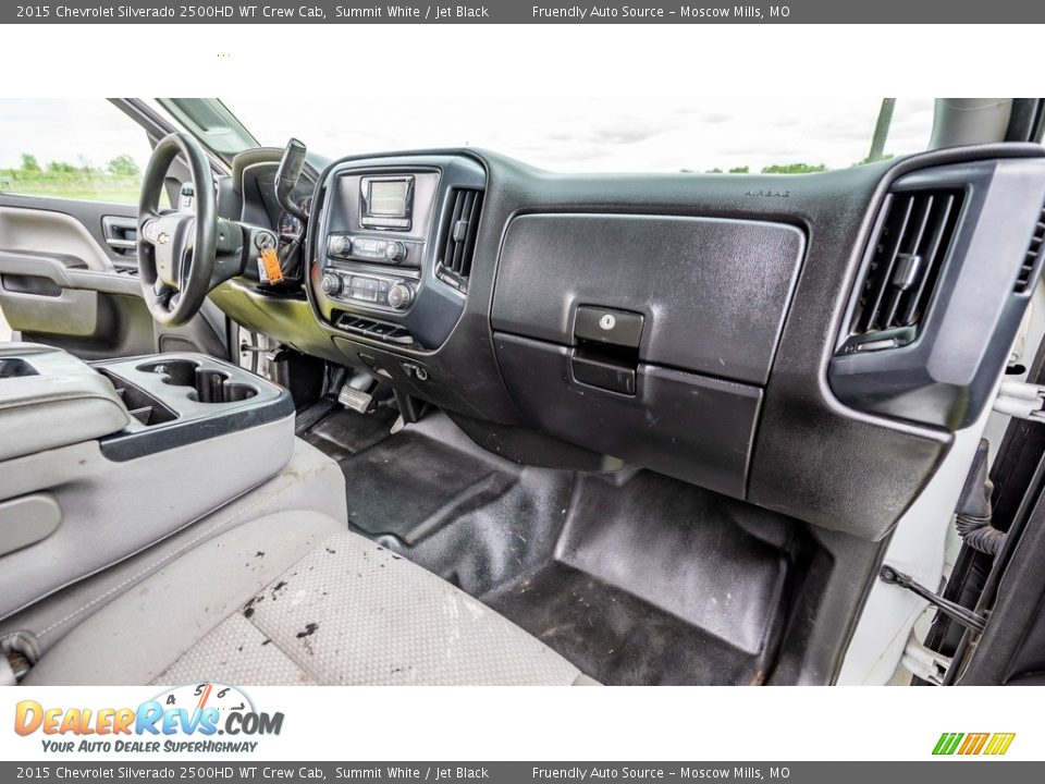 2015 Chevrolet Silverado 2500HD WT Crew Cab Summit White / Jet Black Photo #23