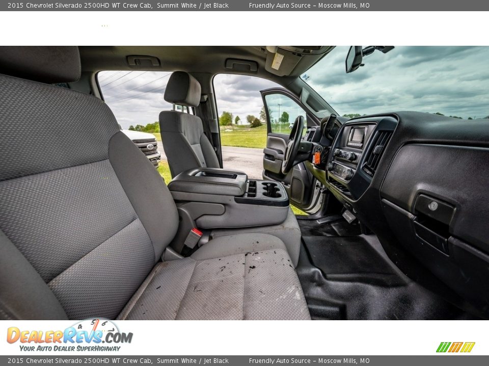 2015 Chevrolet Silverado 2500HD WT Crew Cab Summit White / Jet Black Photo #24
