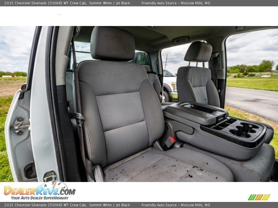 2015 Chevrolet Silverado 2500HD WT Crew Cab Summit White / Jet Black Photo #25