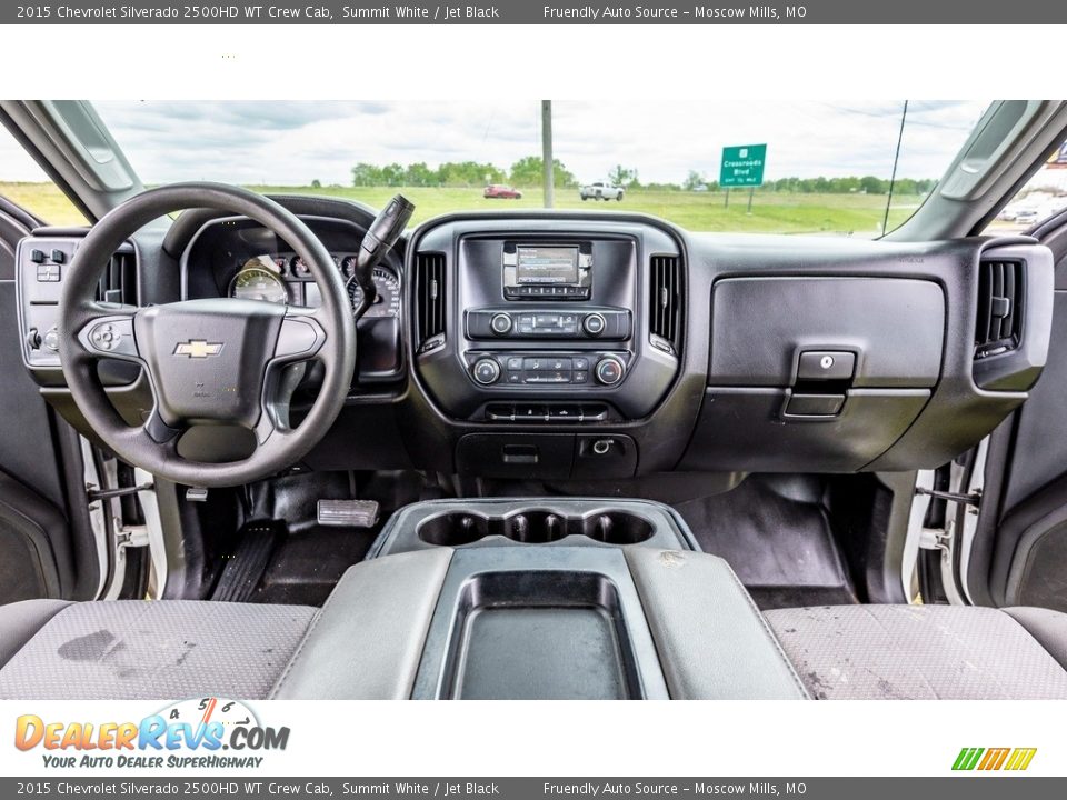 2015 Chevrolet Silverado 2500HD WT Crew Cab Summit White / Jet Black Photo #26