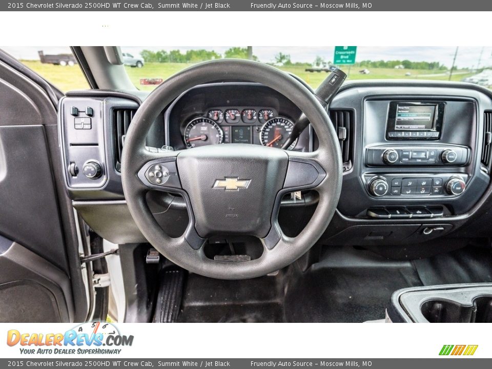 2015 Chevrolet Silverado 2500HD WT Crew Cab Summit White / Jet Black Photo #27