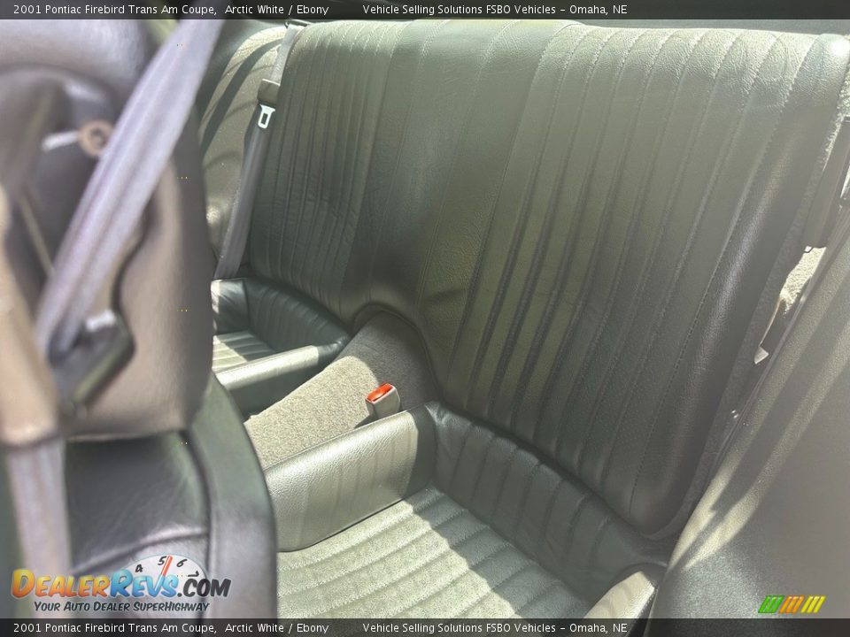 Rear Seat of 2001 Pontiac Firebird Trans Am Coupe Photo #13