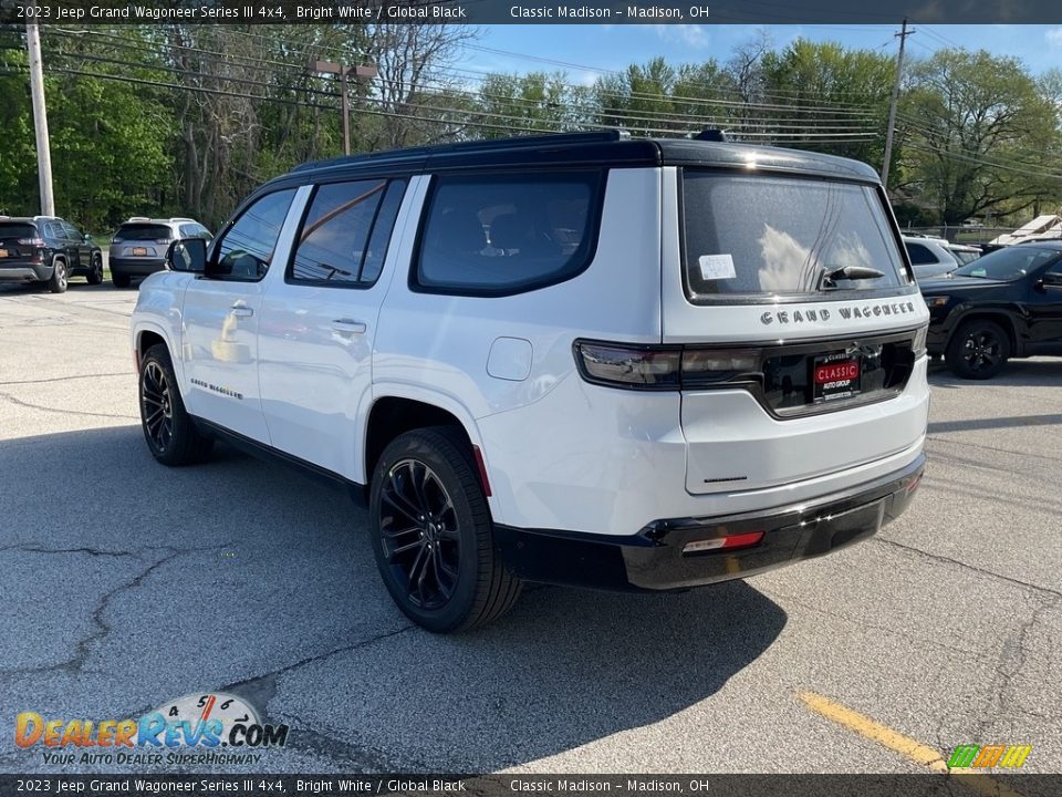 2023 Jeep Grand Wagoneer Series III 4x4 Bright White / Global Black Photo #12