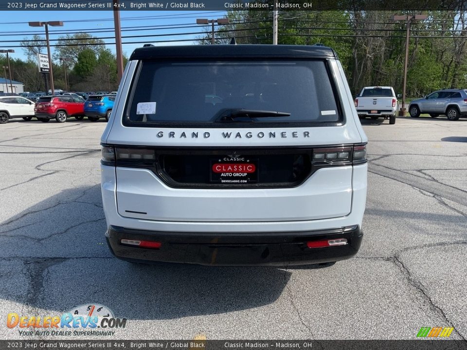 2023 Jeep Grand Wagoneer Series III 4x4 Bright White / Global Black Photo #13