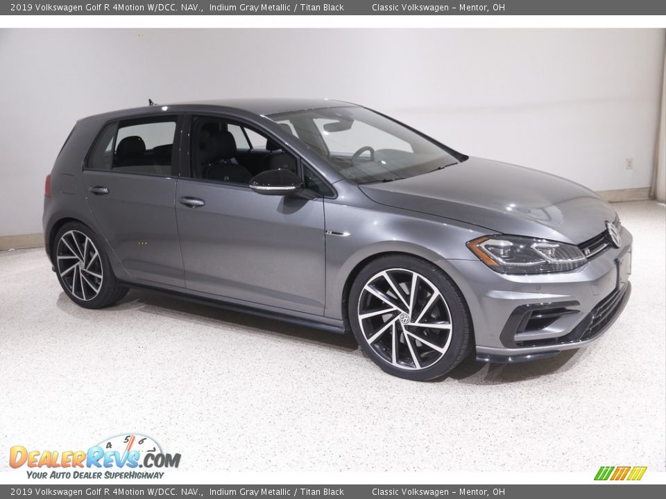 Indium Gray Metallic 2019 Volkswagen Golf R 4Motion W/DCC. NAV. Photo #1