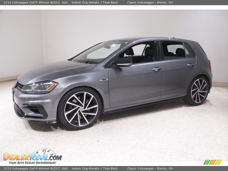 Front 3/4 View of 2019 Volkswagen Golf R 4Motion W/DCC. NAV. Photo #3