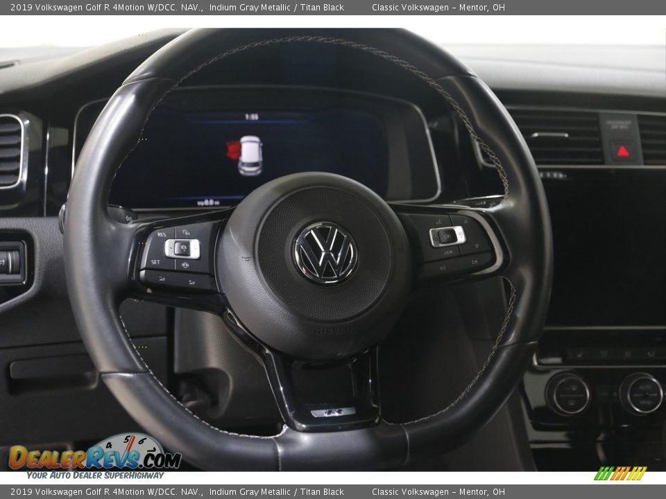 2019 Volkswagen Golf R 4Motion W/DCC. NAV. Steering Wheel Photo #7